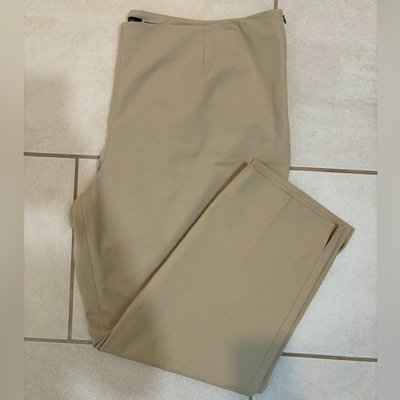 Lafayette 148 - Lexington Khaki Pants - Picture 1 of 8